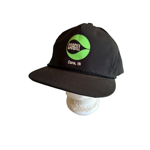 Cargill Dana IN Black Snapback Hat One Size Fits All